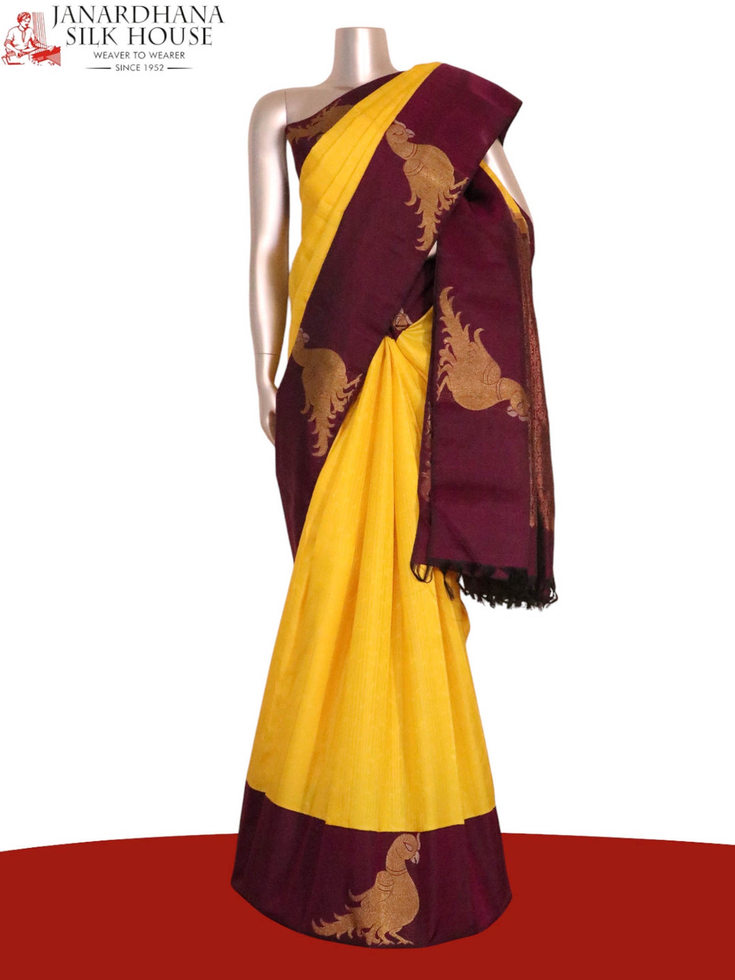 pure handloom kanjeevaram silk saree ak212636