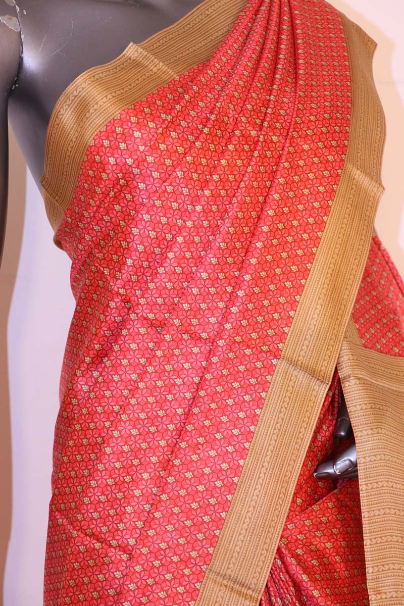 Exclusive Pure Printed Silk Saree AH205505