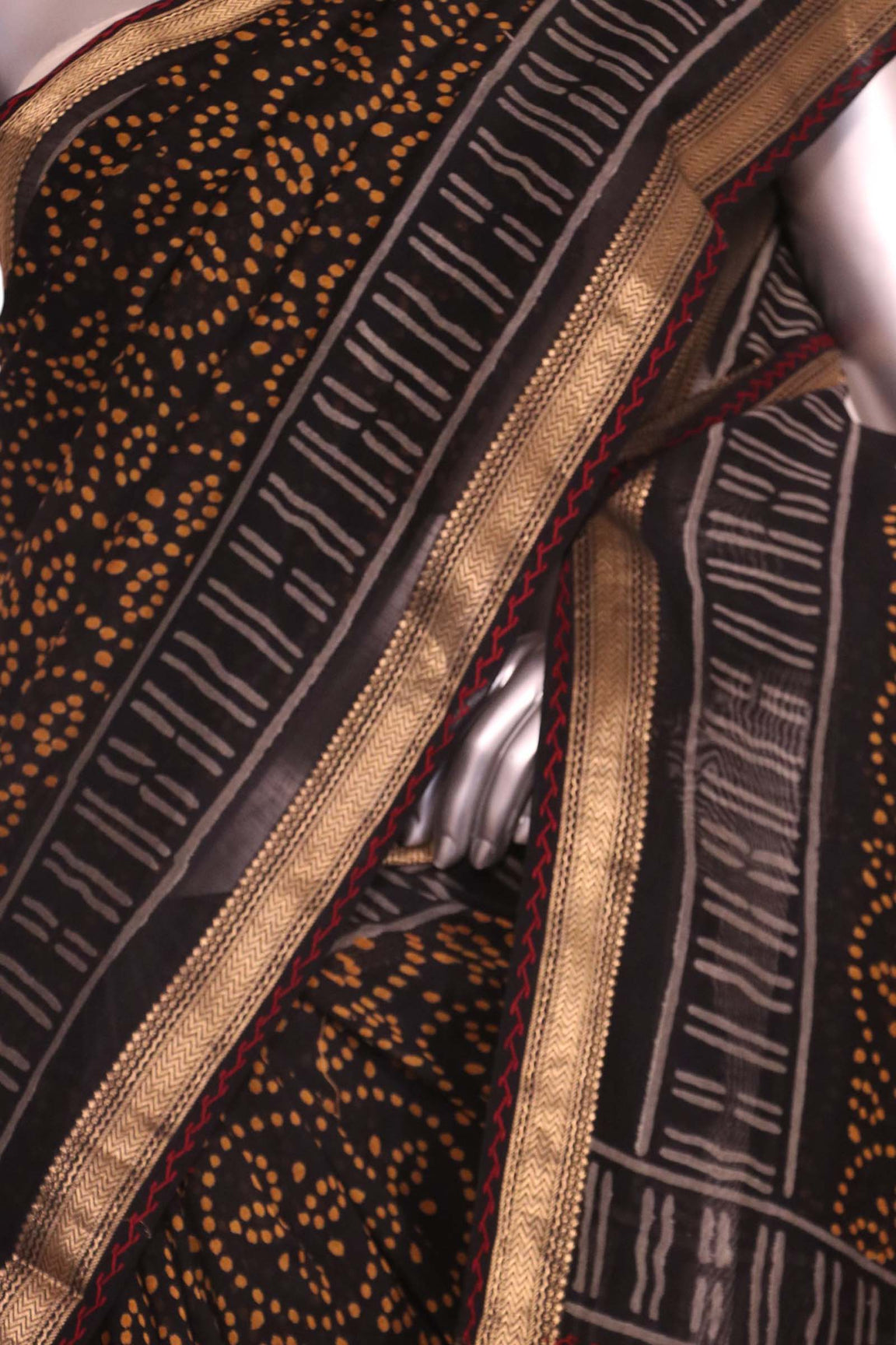 Exclusive Pure Chanderi Cotton Saree AL203846