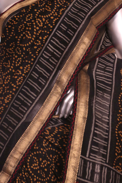 Exclusive Pure Chanderi Cotton Saree AL203846