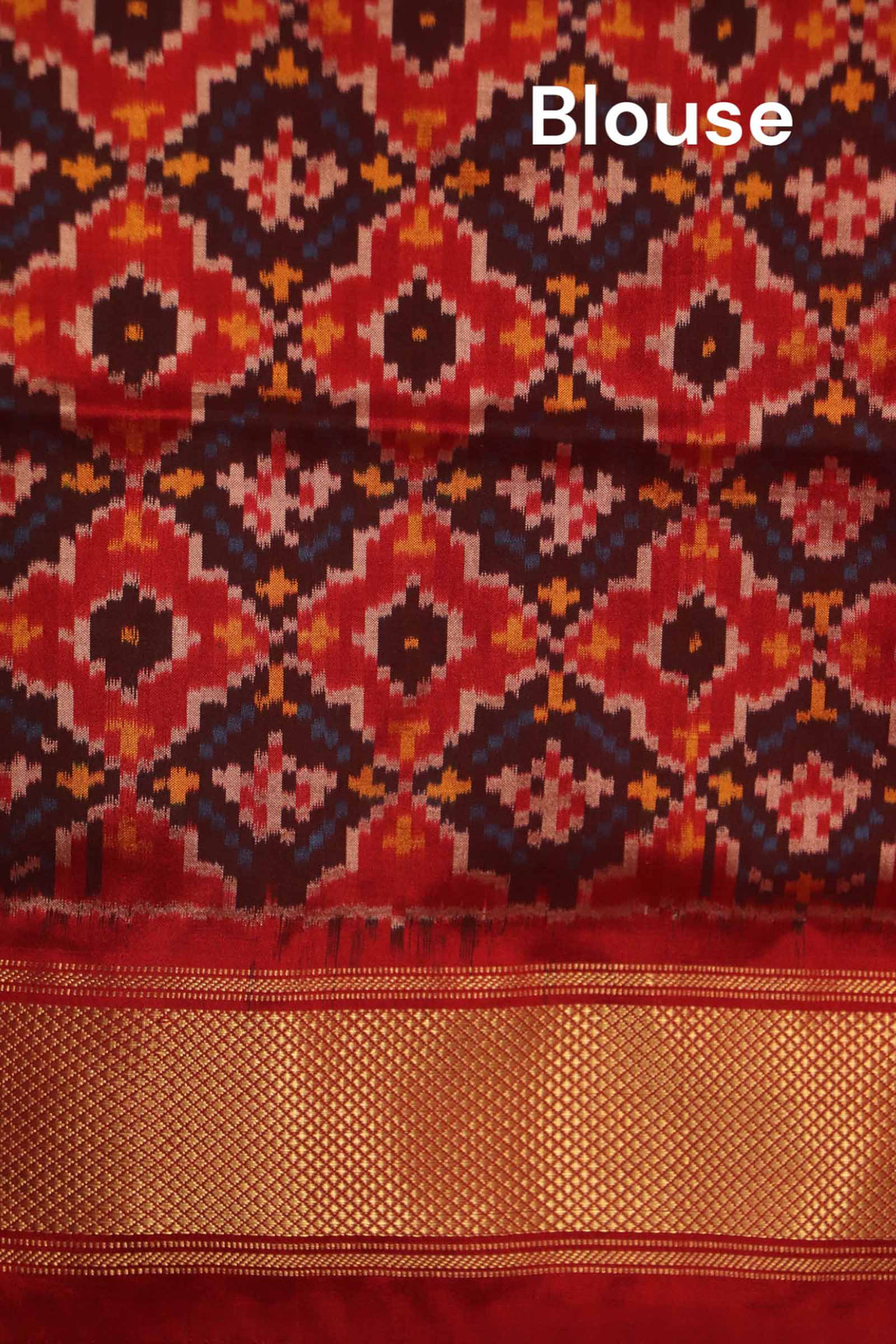 Pure Handloom Patola Ikat Silk Saree AK207280