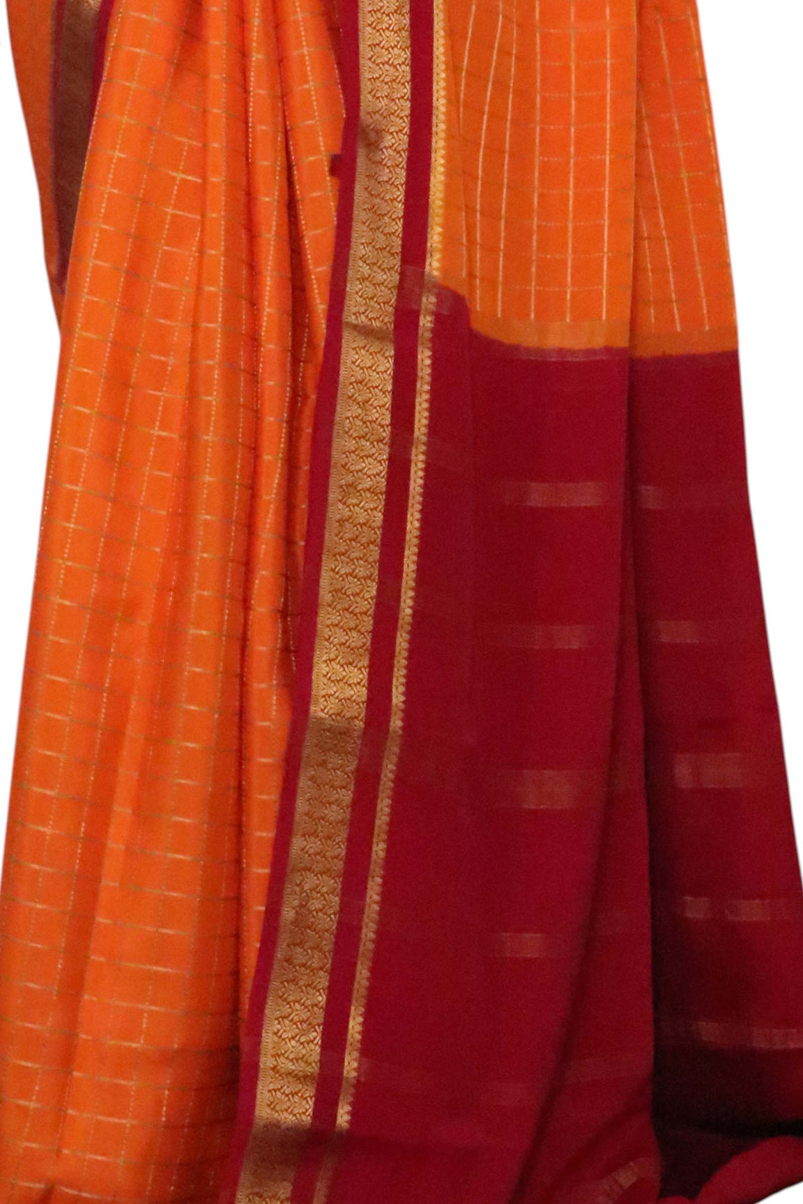Pure Mysore Crepe Silk Saree AL211347