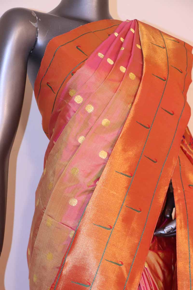 Grand Wedding Meenakari Paithani Silk Saree AI205402