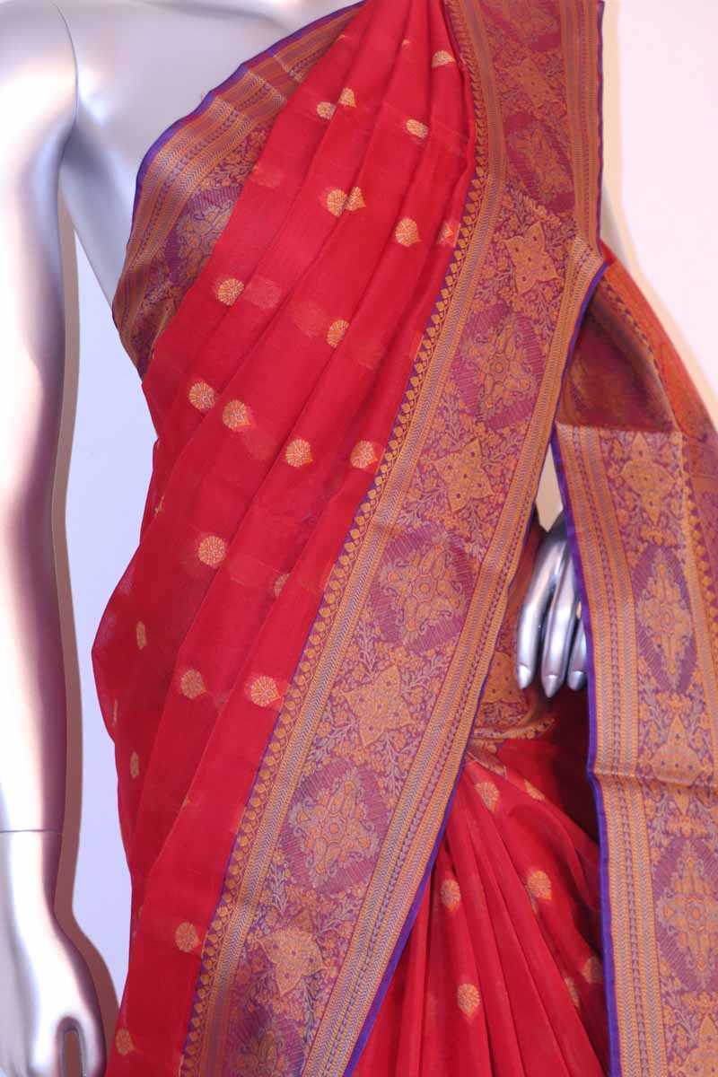 Exclusive Thread Weave Silk Cotton Saree AH201035