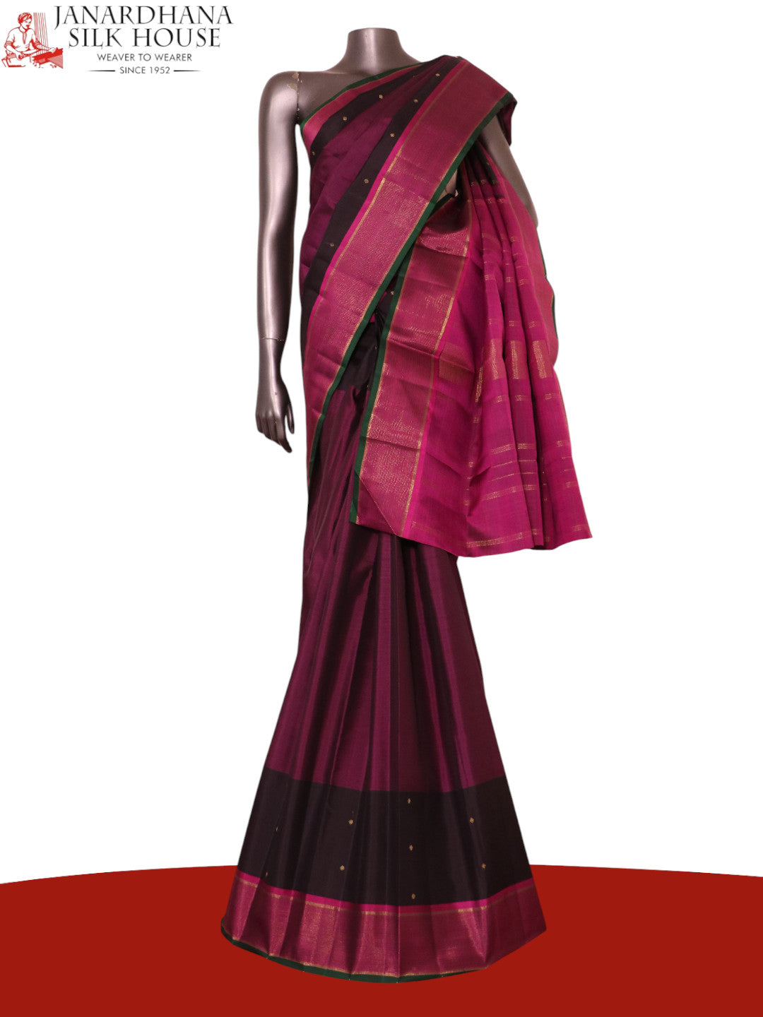 Pure Handloom Kanjeevaram Silk Saree AL202841