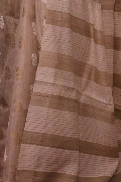 Handloom Pure Tussar Silk Saree AL203715