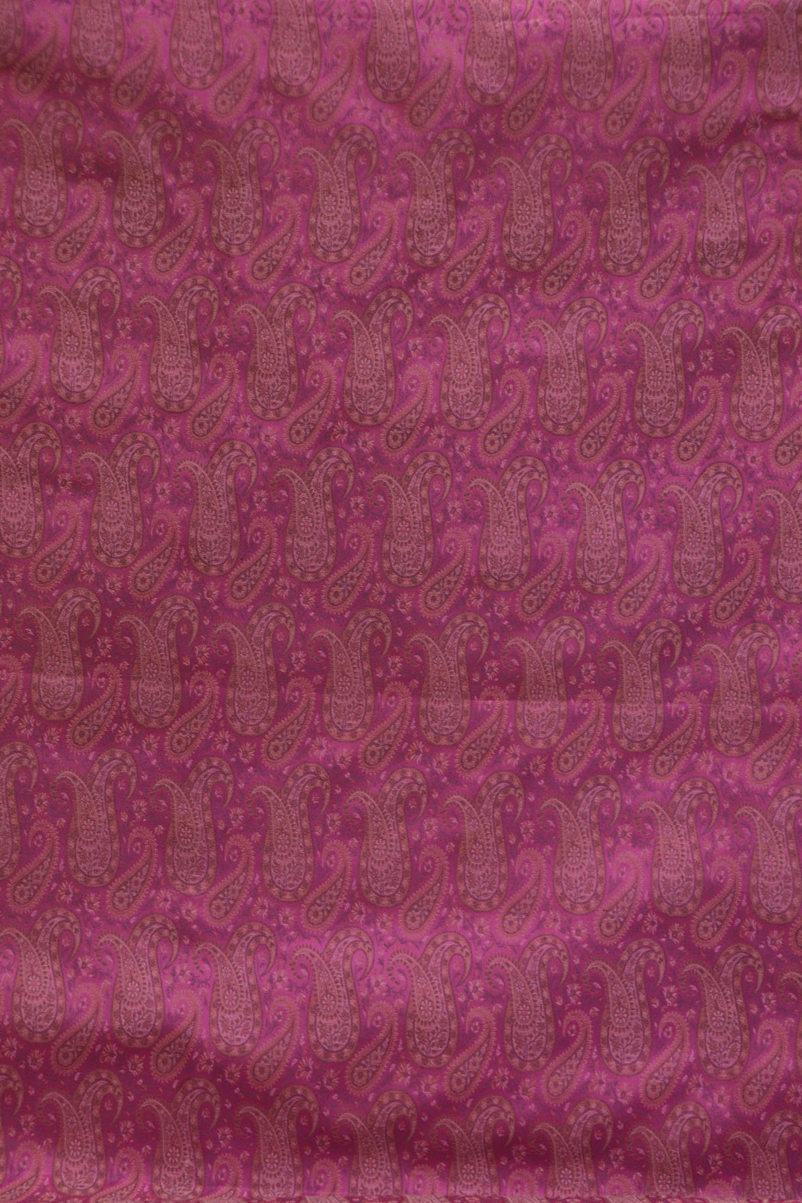 Handloom Pure Silk Jamawar Fabric AK204601