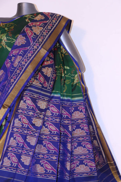 Exclusive Handloom Ikat Patola Silk Saree AI213345