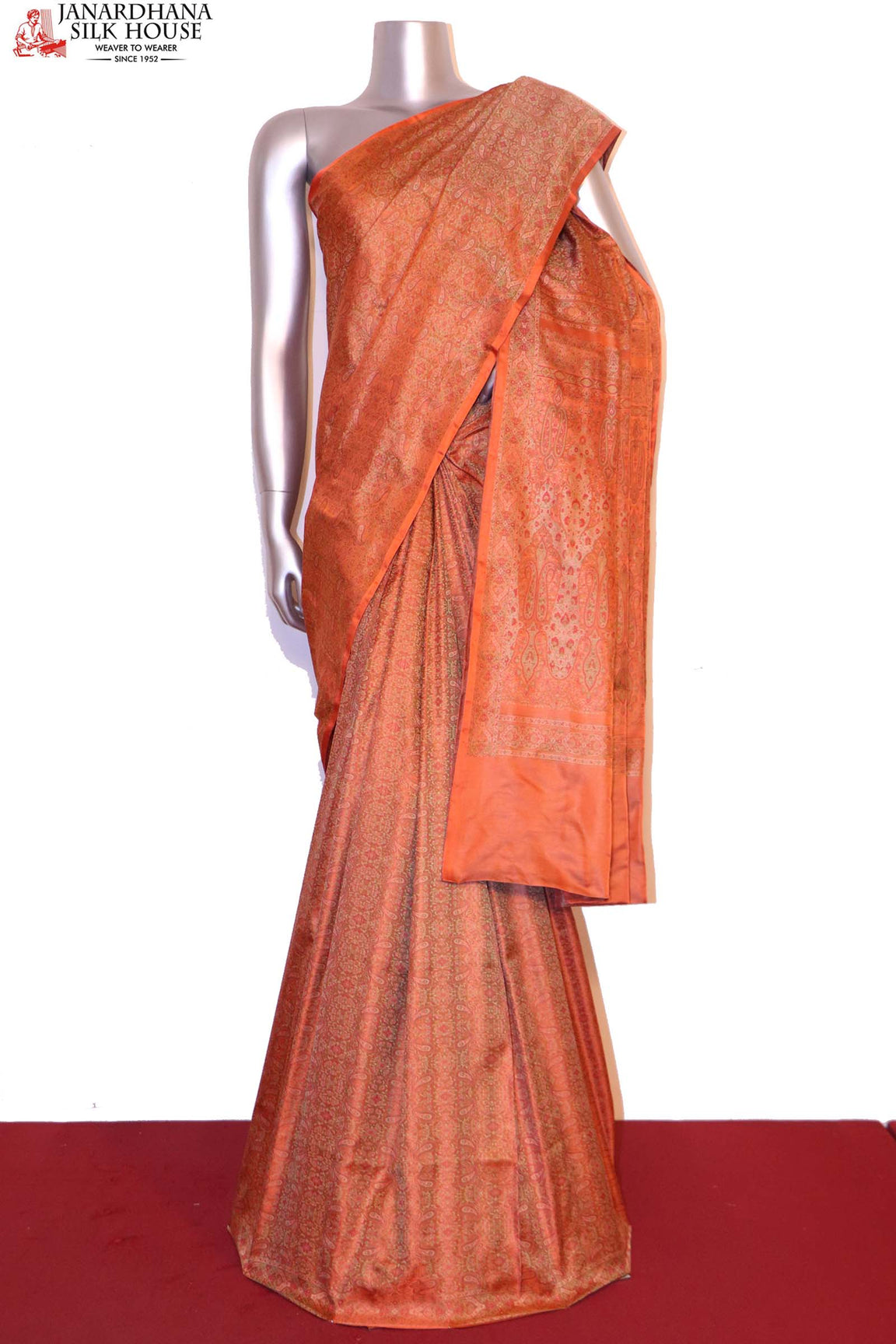 Exclusive Satin Tanchoi Silk Saree AI202180