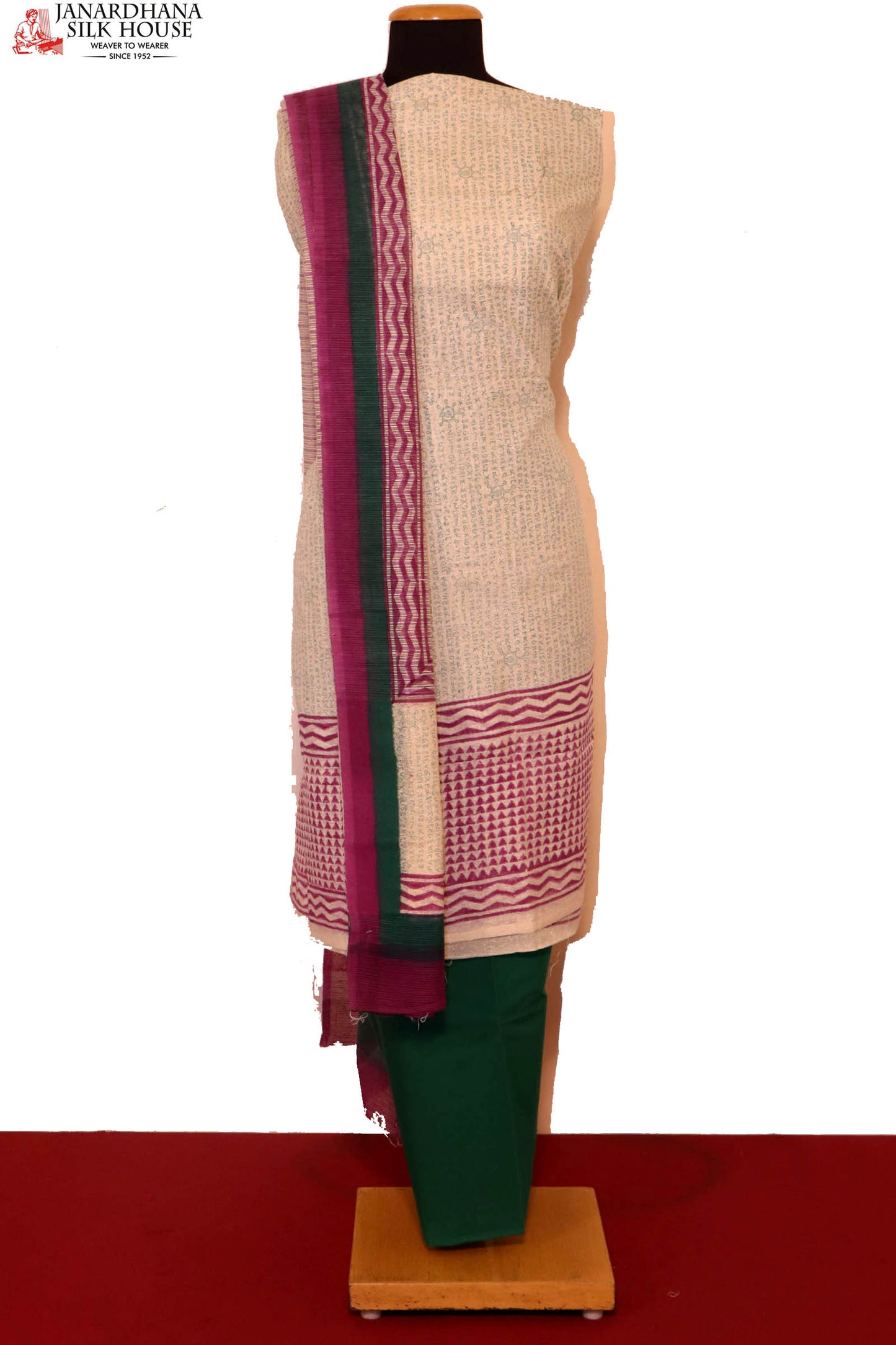 exclusive printed pure cotton suit csjd01218