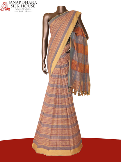 Handloom Pure Tussar Silk Saree AJ204665