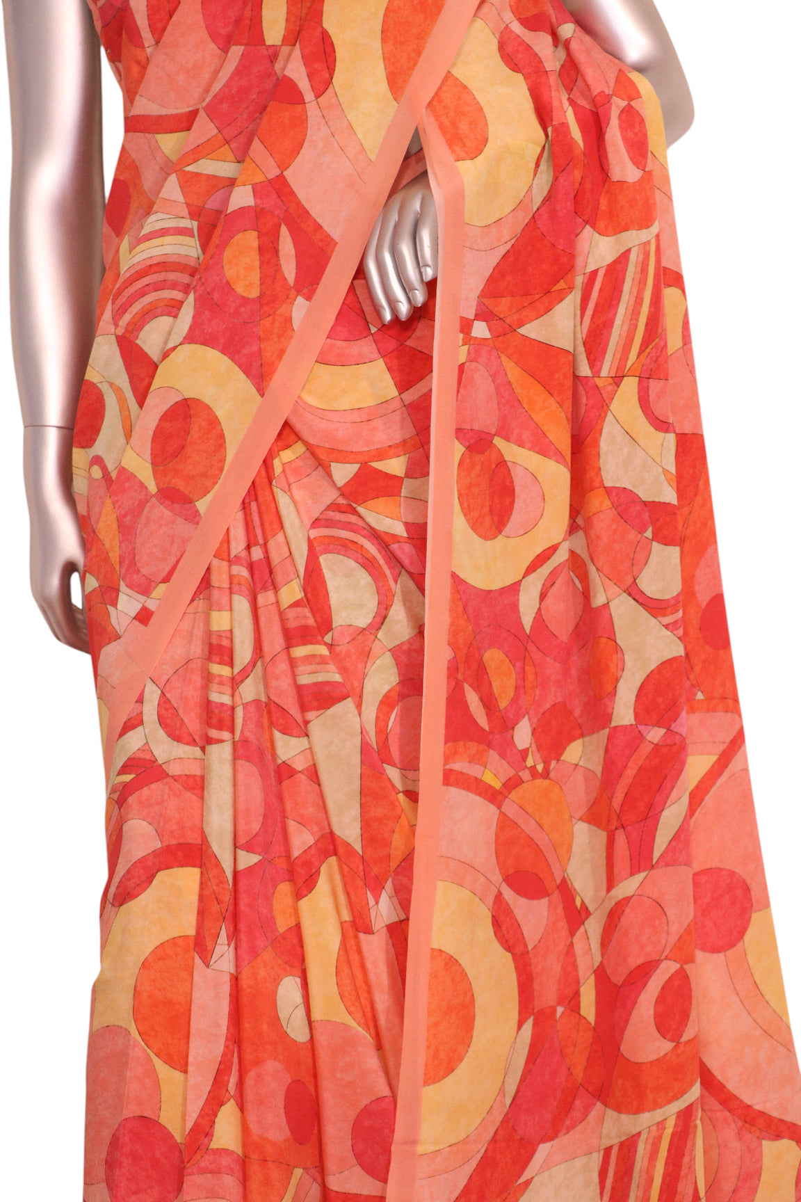 Floral  Pure Crepe Silk Saree AL200640