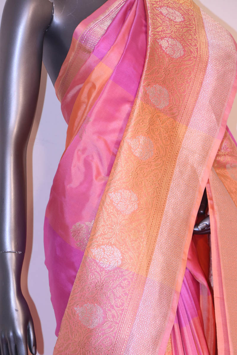 Exquisite &amp; Designer Handloom Banarasi Silk Saree AF205383