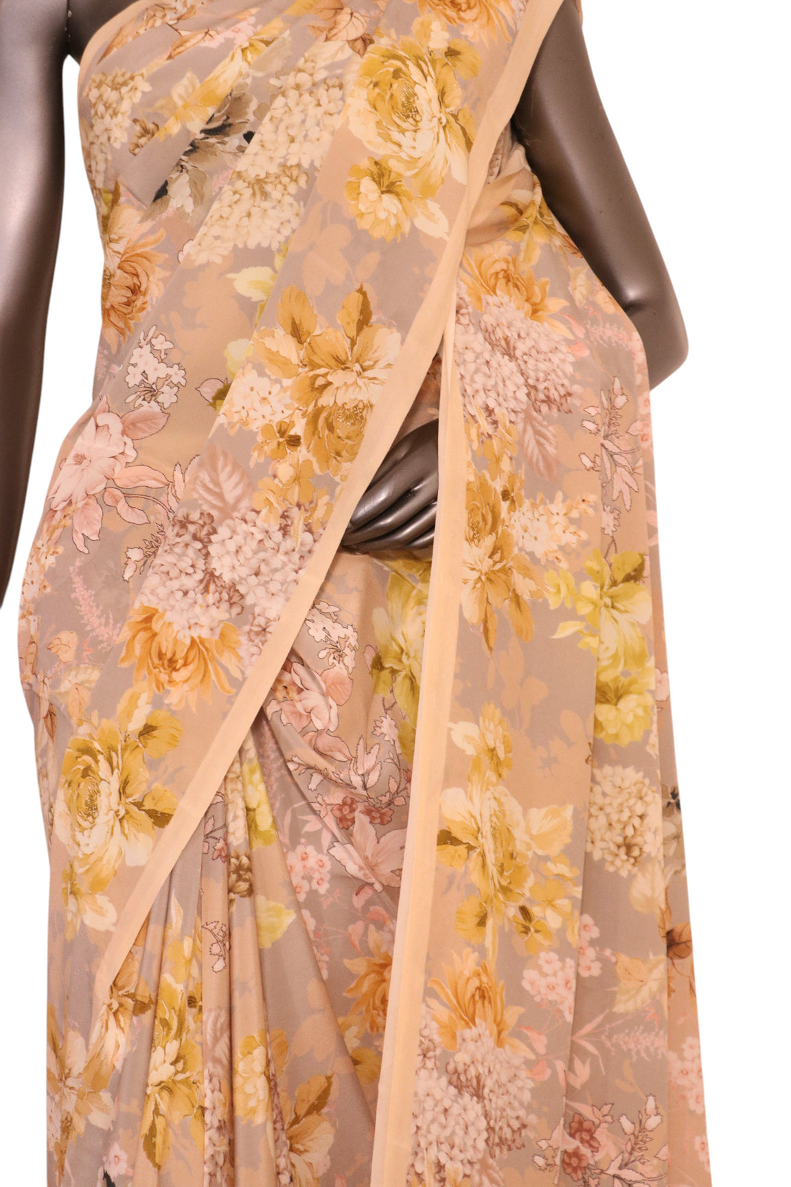 Floral  Pure Crepe Silk Saree AL200641