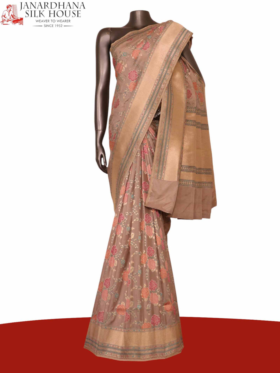 Designer Grand Wedding Banarasi Silk Saree AK206116