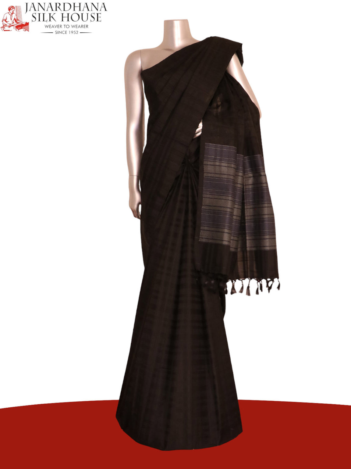 Exclusive Handloom Thread Weave Soft Silk Saree AK200595
