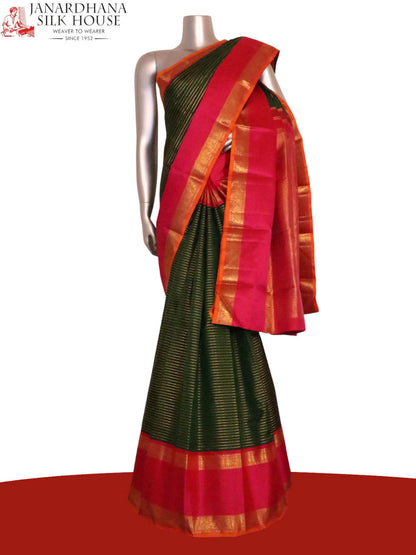 Pure Handloom Kanjeevaram Silk Saree AK212465