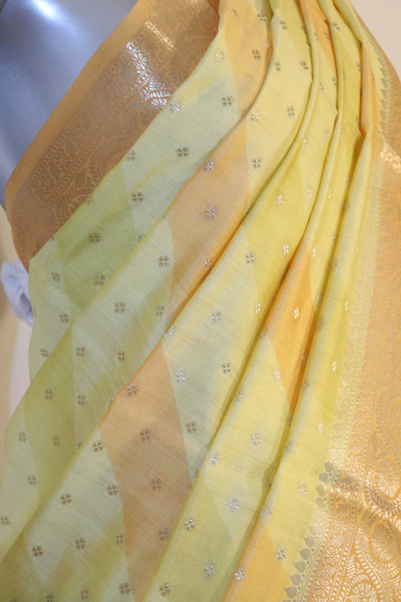 Designer Handloom Tussar Silk Saree AJ201133