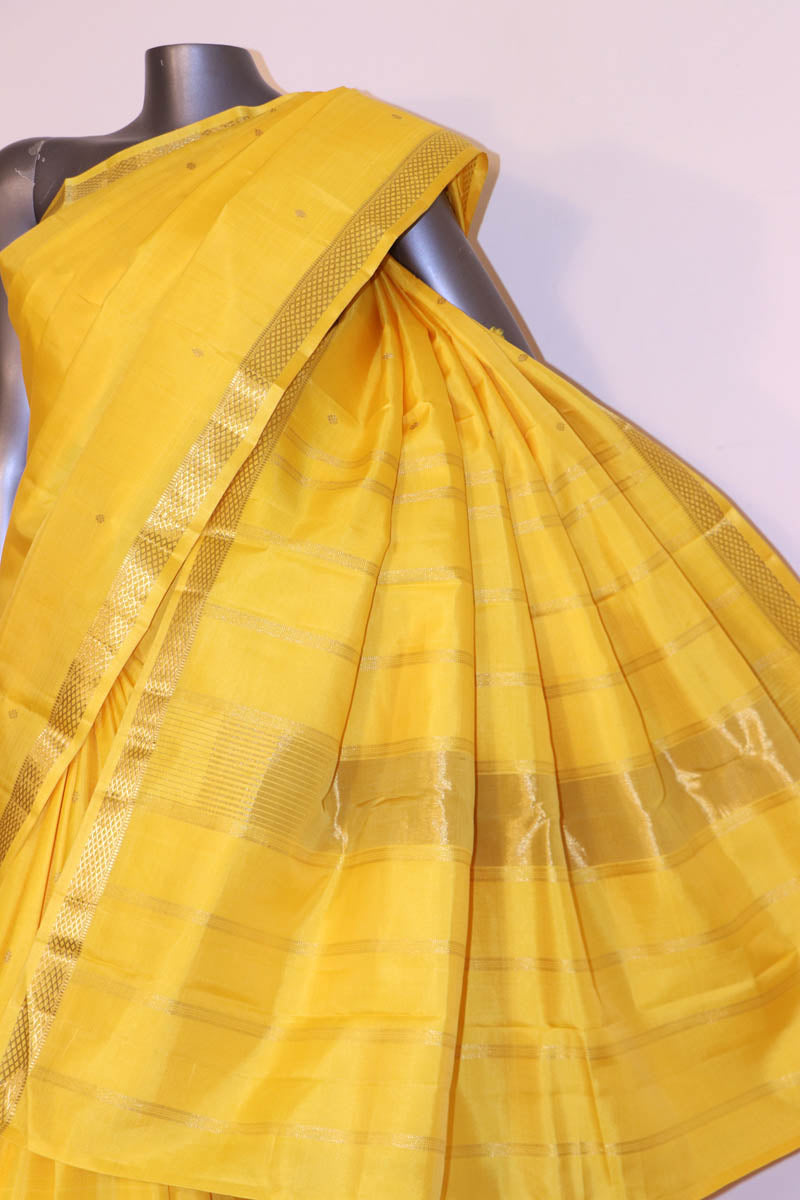 Traditional Butta Kanjeevaram Silk Saree AI212035