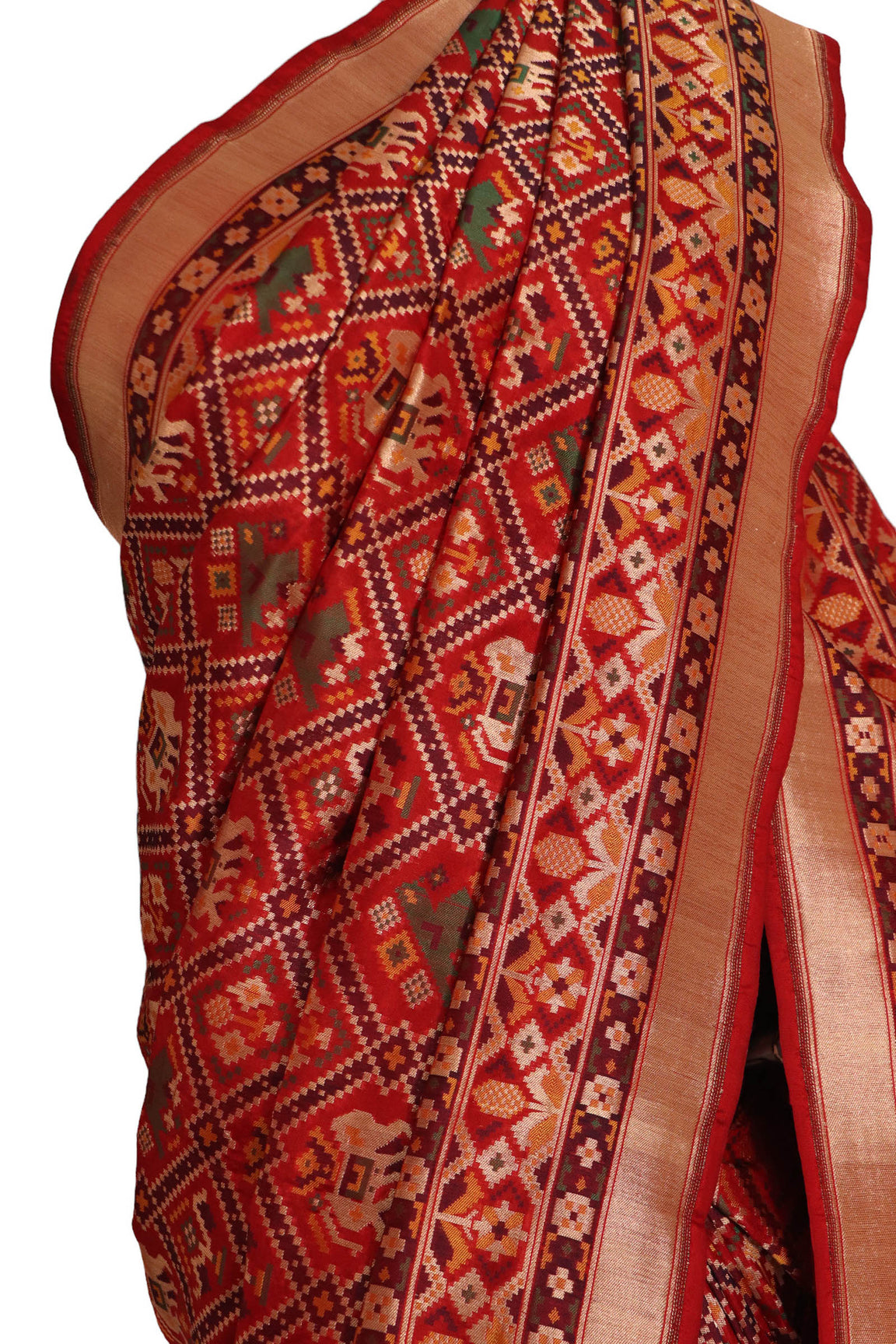 Handloom Exclusive Meenakari Banarasi Silk Saree AK202419