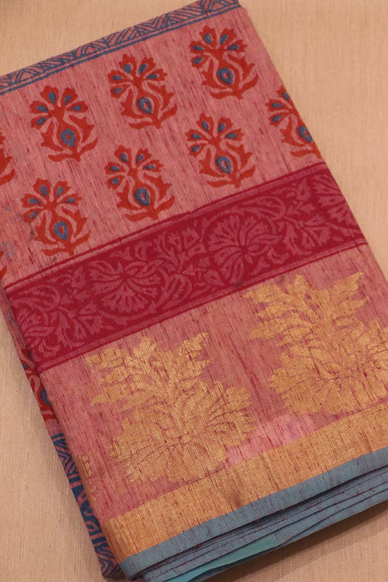 Pure Cotton Saree AB205203