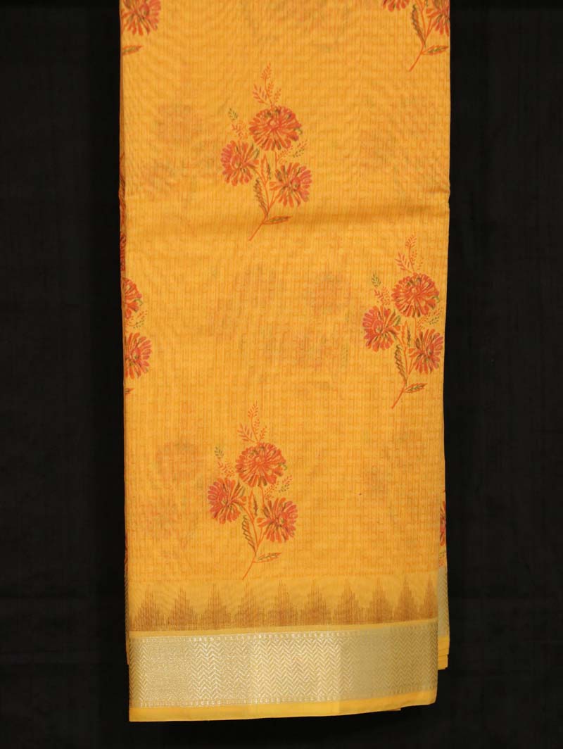 Printed Pure Cotton Saree AH204013
