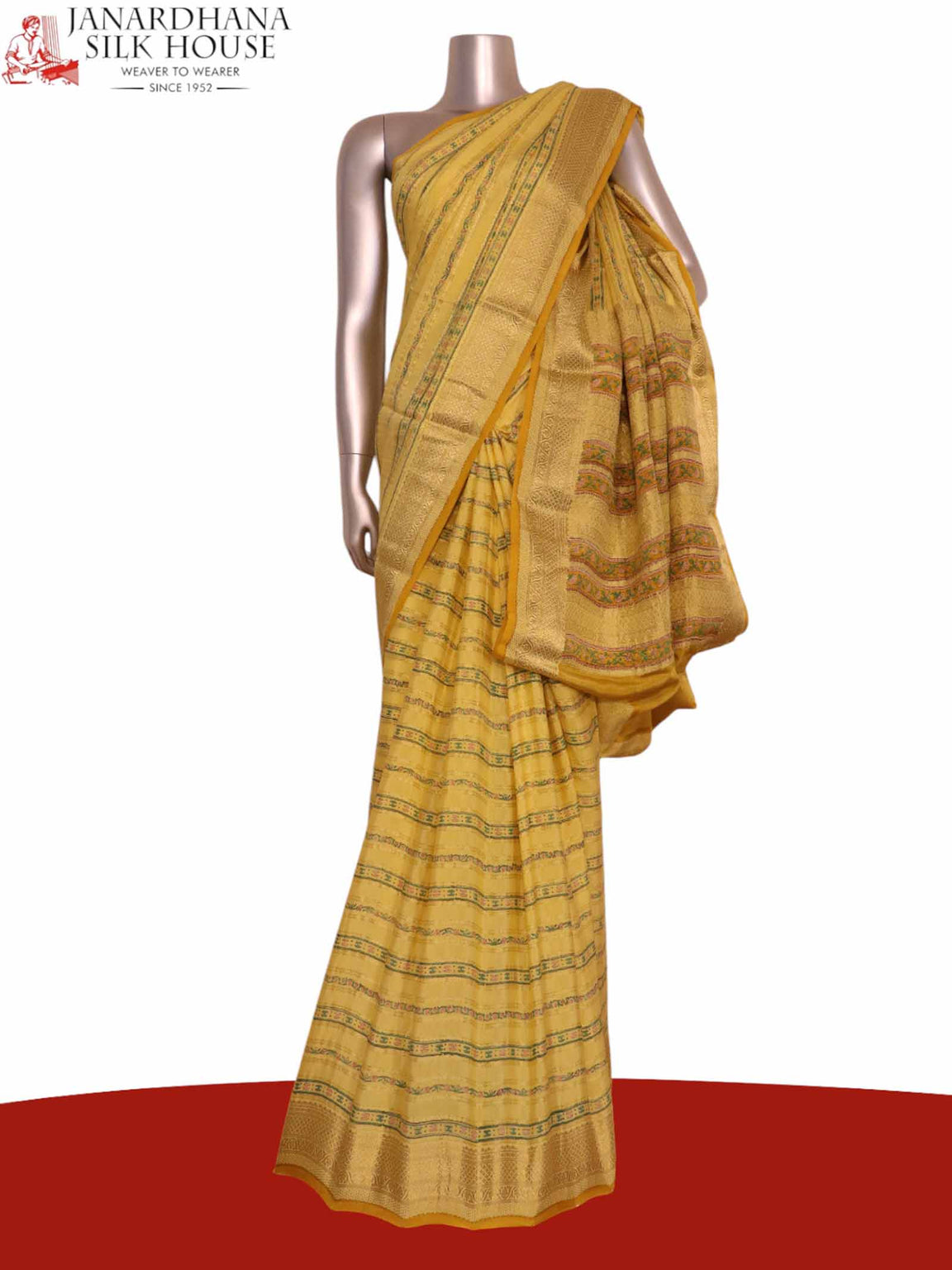 Floral Pure Crepe Silk Saree AK211013