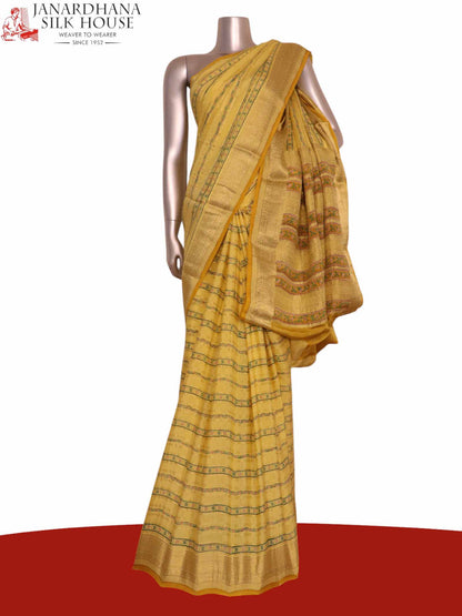 Floral Pure Crepe Silk Saree AK211013