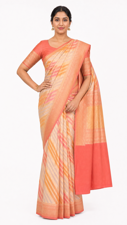 Designer Exclusive Banarasi Georgette Silk Saree AI200386