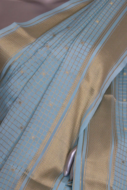 Pure Mysore Crepe Silk Saree AL211376