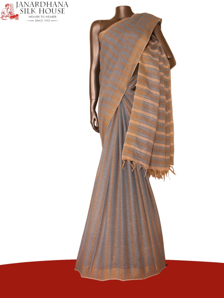 Handloom Pure Tussar Silk Saree AJ204637
