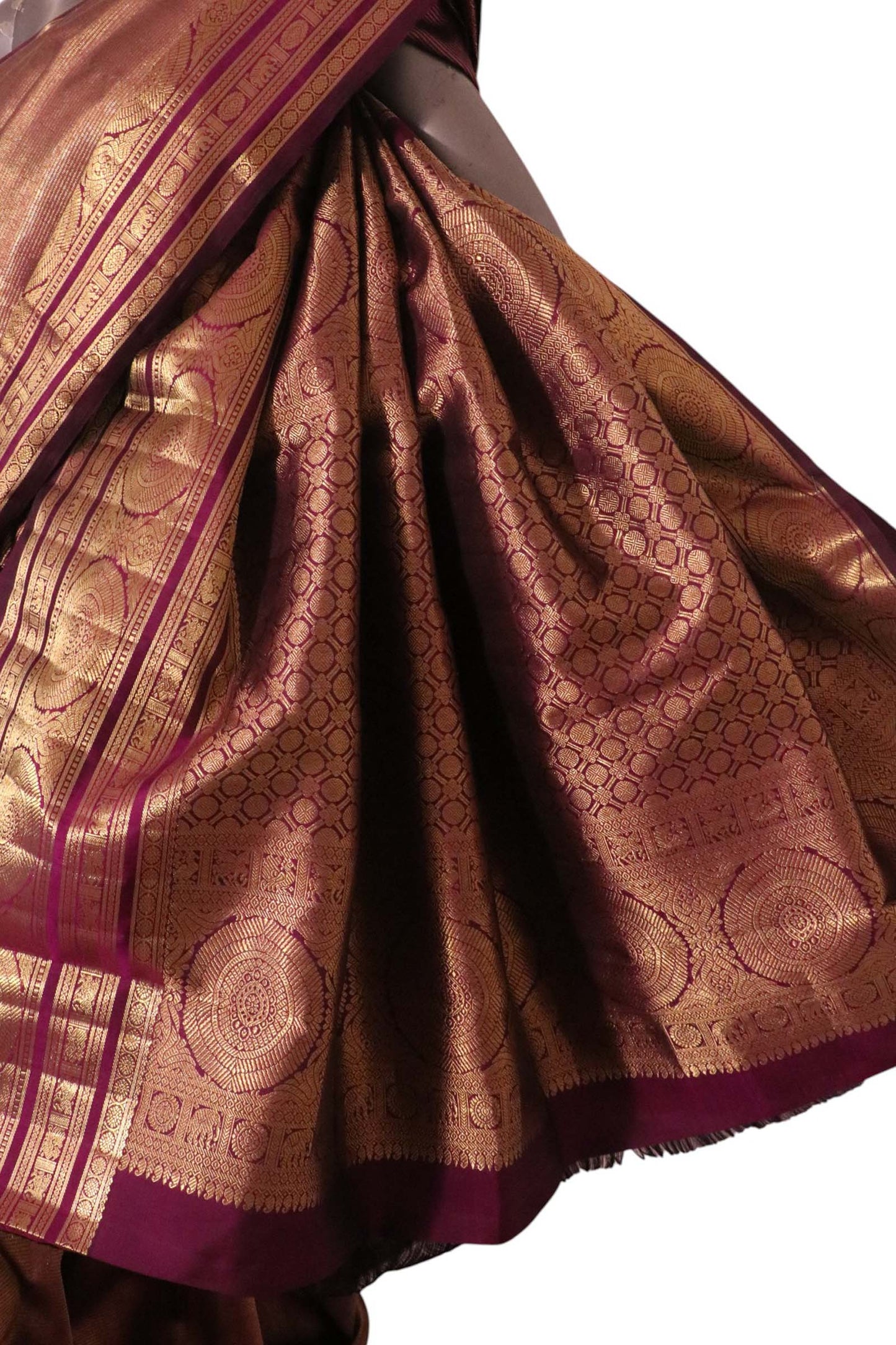 pure bridal wedding kanjeevaram silk saree al202880