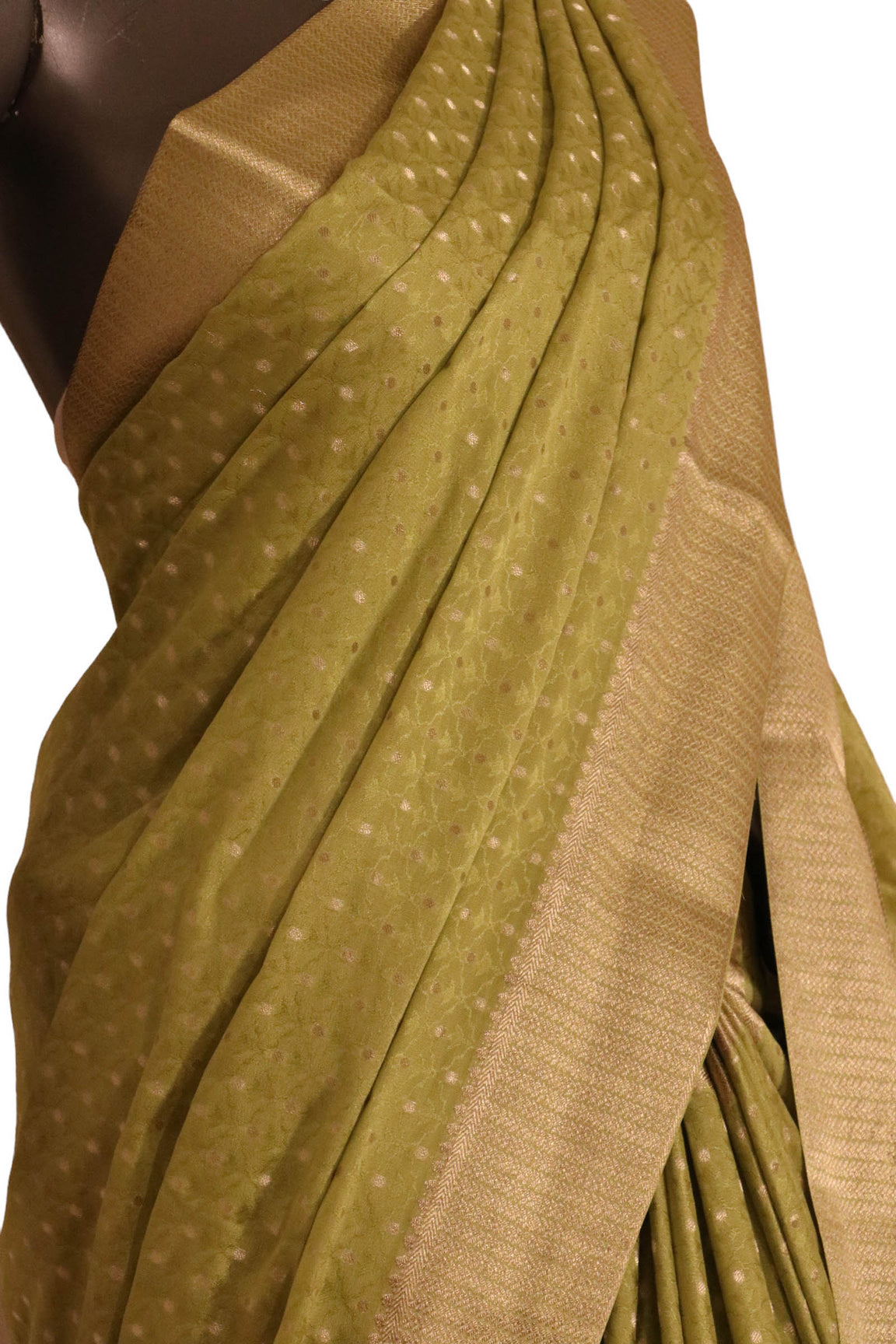 Pure Jacquard Butta Crepe Silk Saree AK200137