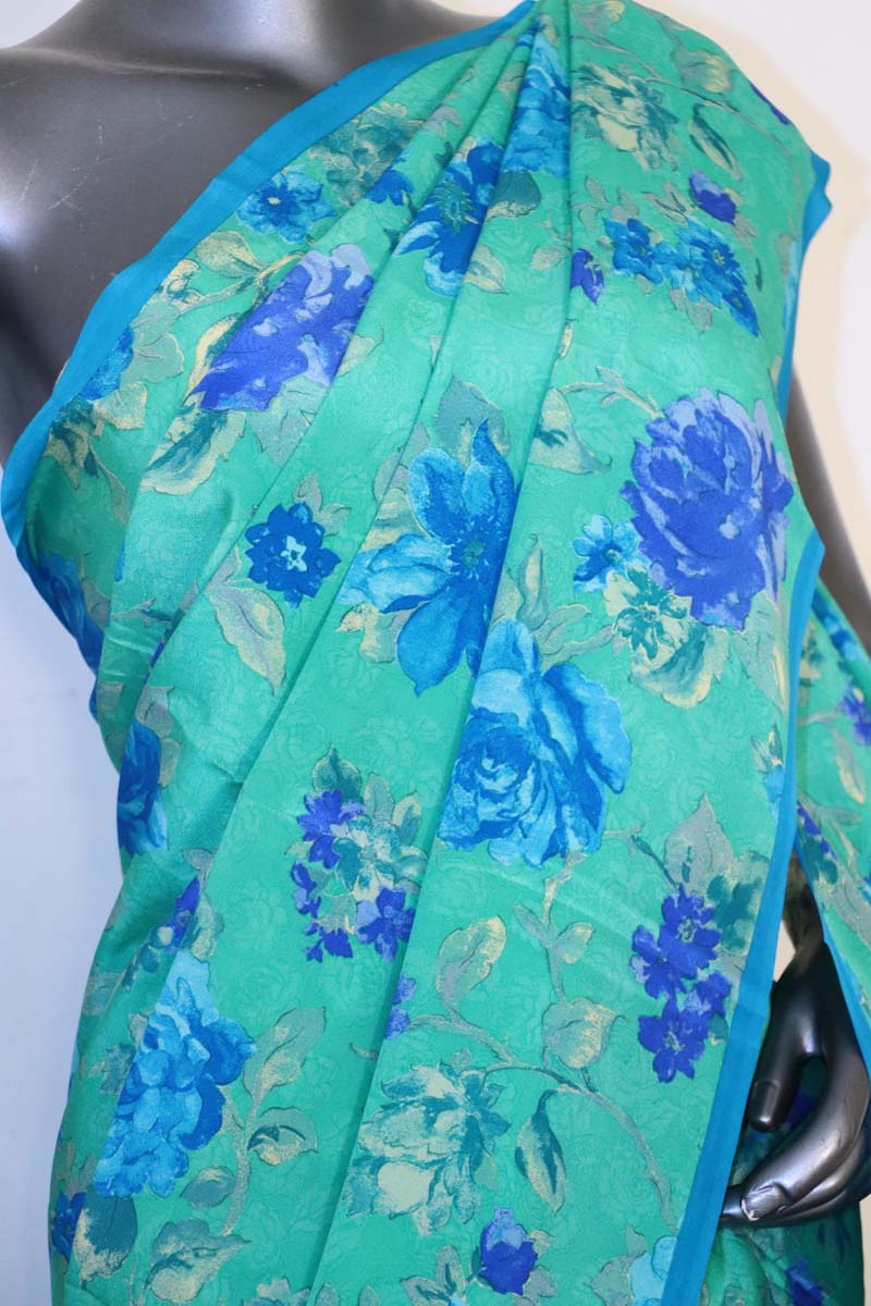 Printed Pure Crepe Silk Saree AJ201322
