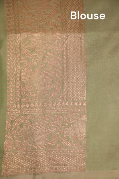 Grand Floral Wedding Banarasi Silk Saree AJ209233