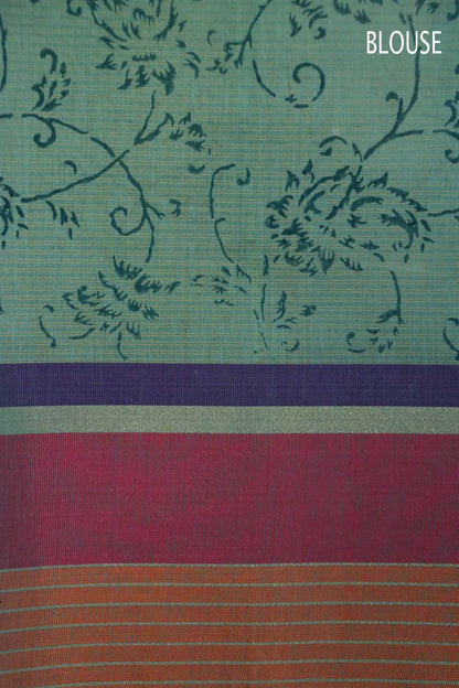Printed Pure Cotton Saree AA203745
