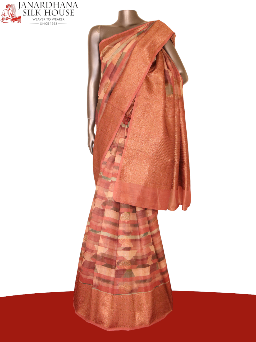 Designer Pure Tussar Silk Saree AJ210424