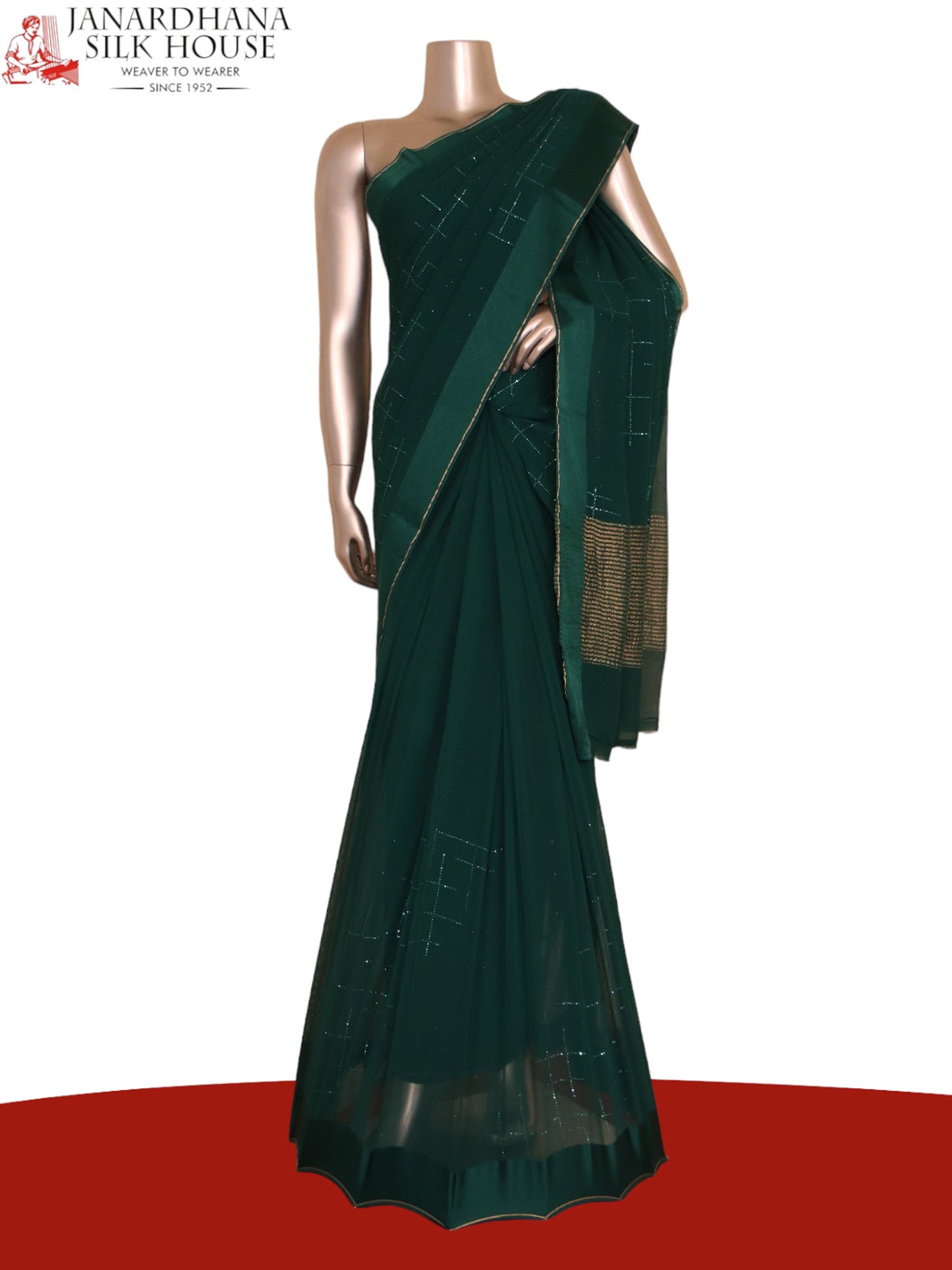 designer party wear pure silk chiffon aj211829