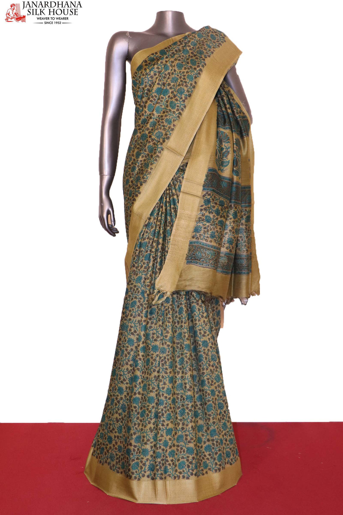 Exclusive Pure Soft Tussar Silk Saree AI201984
