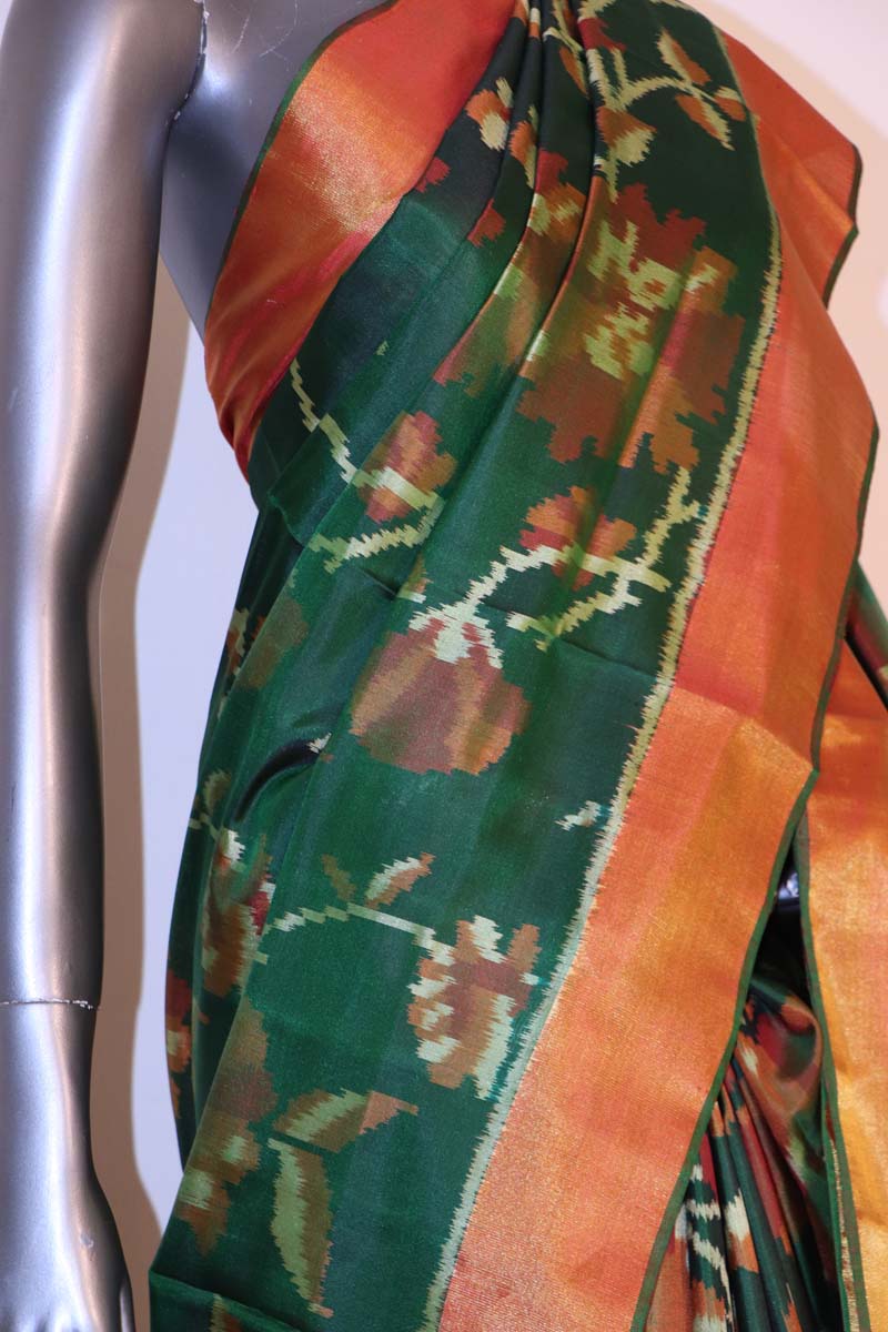 Handloom Exclusive Ikat Patola Silk Saree AH210058