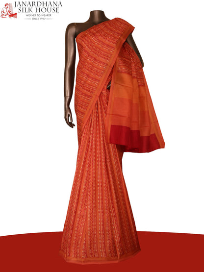 Abstract Exclusive Printed Silk Saree AJ205433