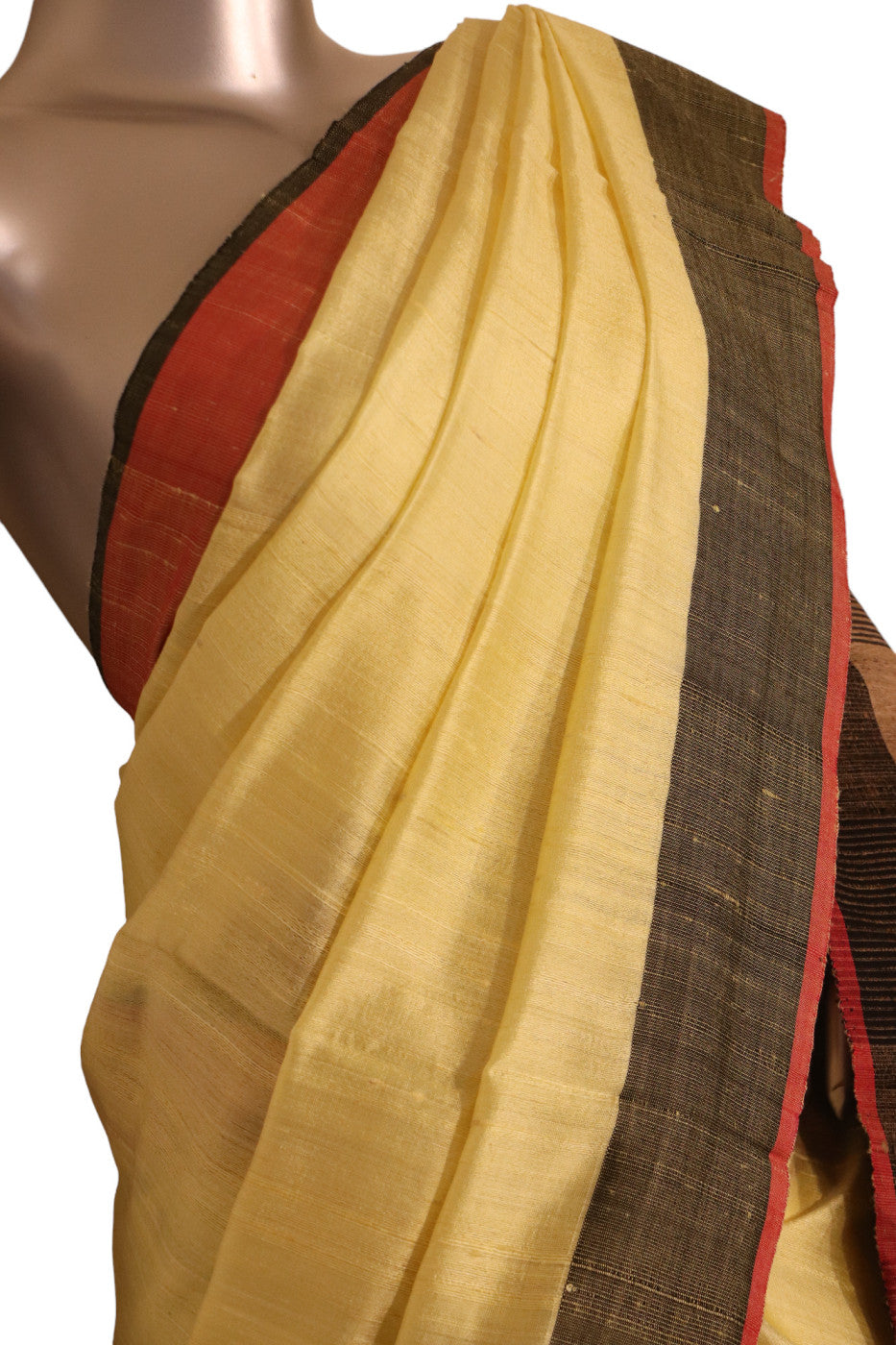 Handloom Pure Tussar Silk Saree AJ204694