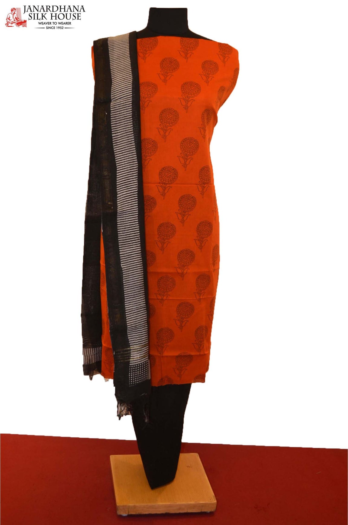 Classic Printed Pure Cotton Suit AE205890