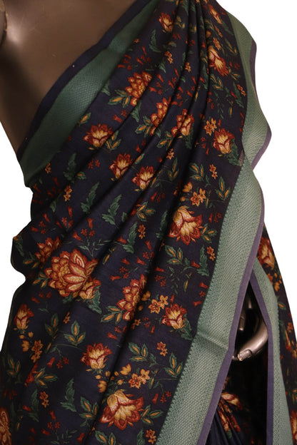 Floral Exclusive Pure Tussar Silk Saree AJ205489