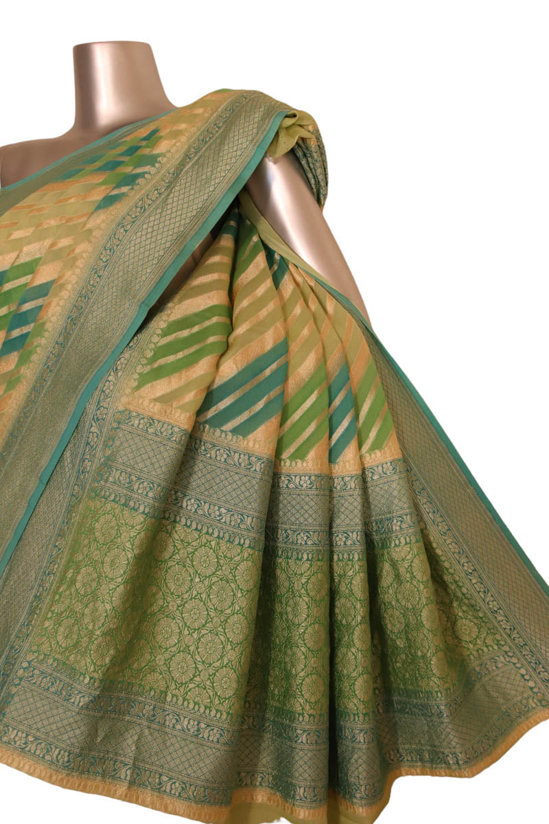 Designer Exclusive Banarasi Georgette Silk Saree AJ202446