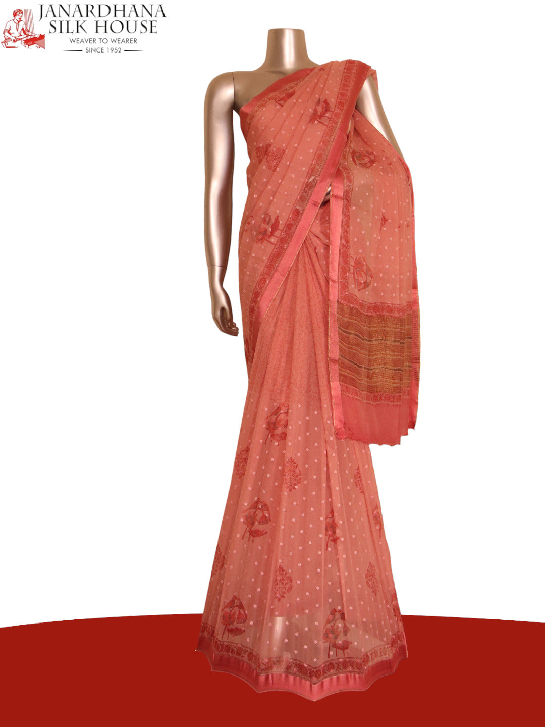 Designer Embroidery Finest Quality Pure Silk Chffion AJ205379