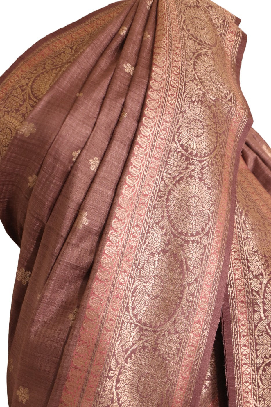 Wedding Exclusive Handloom Tussar Silk Saree AJ206366