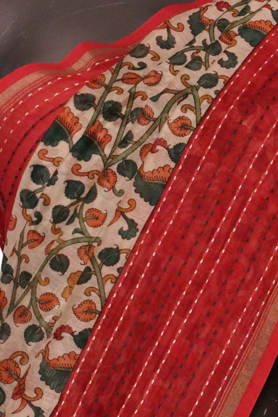 Exclusive Pure Chanderi Cotton Saree AL205697