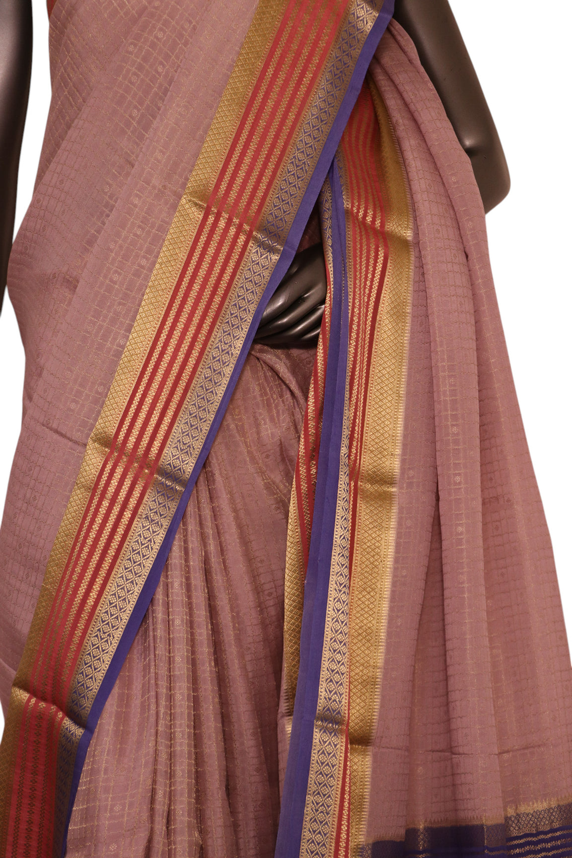 Pure Mysore Crepe Silk Saree AL200195