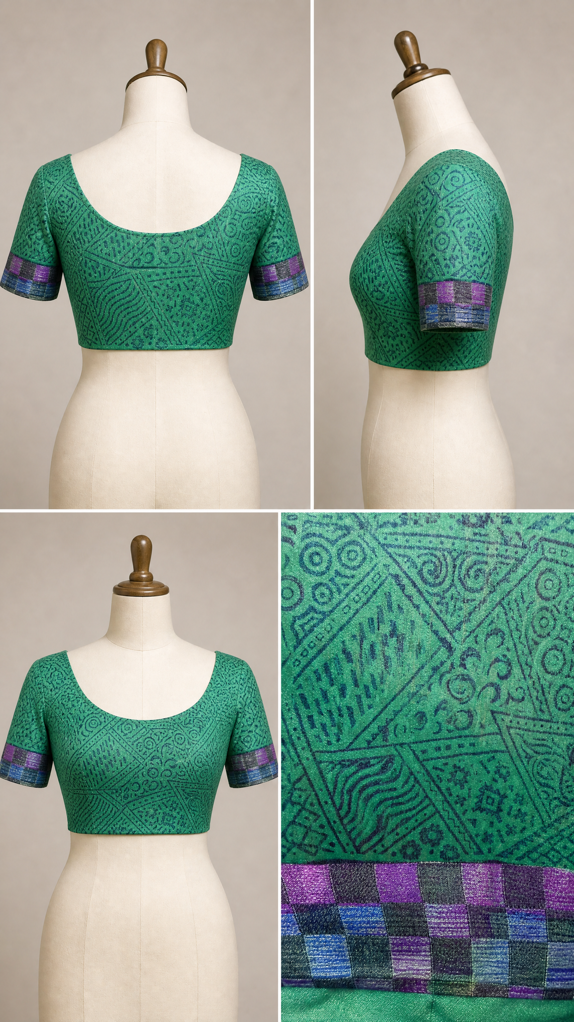 AL203698 - Blouse Grid